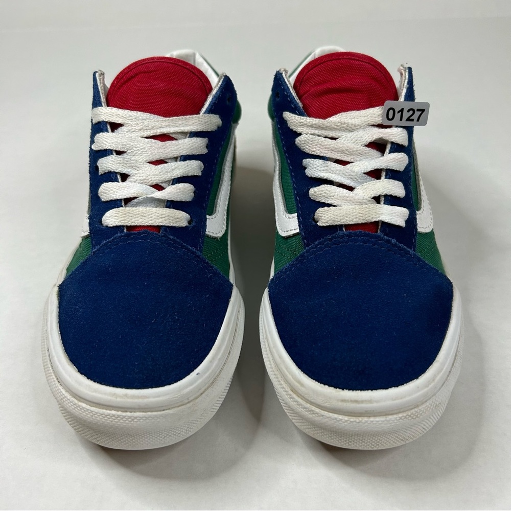Vans Yacht Club Old Skool Shoe Blue/Green/Yellow Size US Kids 2.5 - Picture 7 of 7